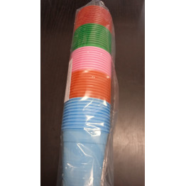 Pahare plastic colorate
